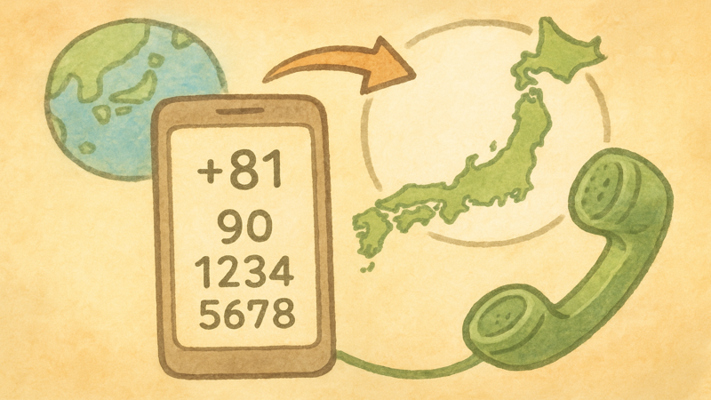 1.電話番号プラス81の基本知識