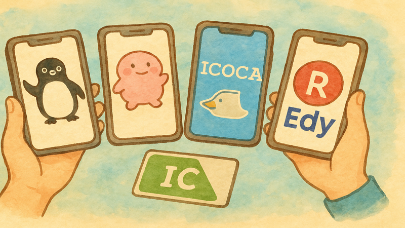 2.おすすめ交通系ICカードスマホアプリ完全比較