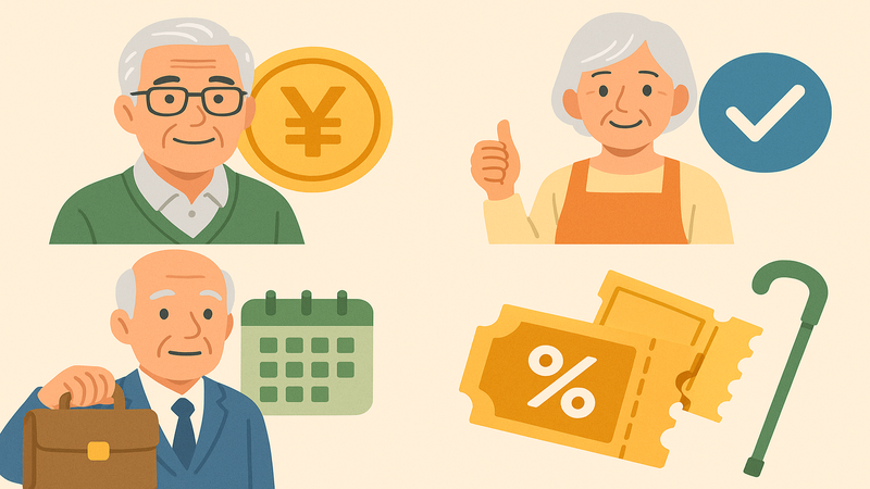 3.制度・サービスで見る年配の年齢基準
