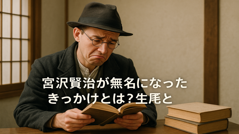 1.宮沢賢治が有名になったきっかけとは？生前と死後の評価の違い